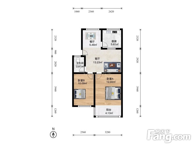 两房朝南南北通透京杭大运河旁百年卖小