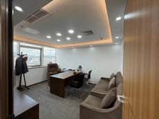 景田精装修办公室,内部三个隔间单价60元每平方米