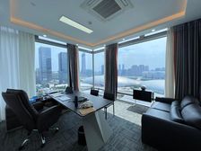 杭州博览中心深蓝国际 直面莲花 江景办公室出租,核心CBD