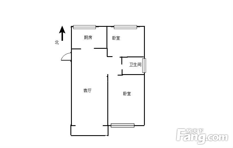 80平米户型图平面图图片