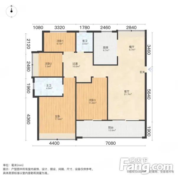 信达公园里二期户型图图片