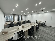 星海广场天翔国际大厦精装70平起,带家具拎包办公,独立空调!