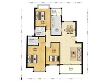 正南 大华锦绣华城第12街区 3室2厅