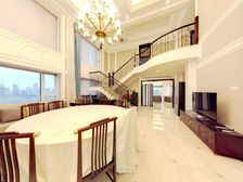 维科月湖花园,空中叠墅,俯看月湖全景,实用700多平带泳池