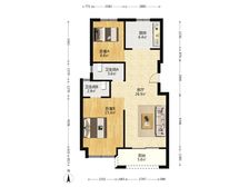 崇文花园一楼采光好两房双卫全新白胚诚心卖