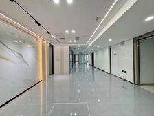 高铁站楷林IFC865平三面采光正对电梯口楼层地铁口拎包办公