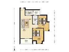 房子满五 朝南户型不靠马路 业主精装自住保养的很好