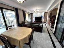 国盛天鹅墅 纯别墅小区 精装上叠别墅 南向精装修 视野无遮挡