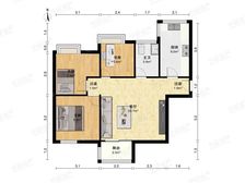 16号沿线,可以俯瞰新环广场,经典小三房。