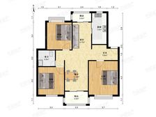 万达对面出门就是地铁南北通三房