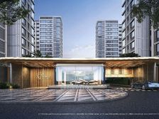 全玻璃幕墙!!!横厅4房 、户户带空中花园 、轻轨站300米