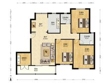 正南尚东国际名园二期3室2厅精装修