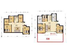 正南仁恒锦绣世纪4室2厅精装修