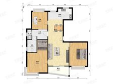 电梯房,大开间,环境优美,居家装修,得房率高