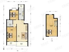 世博源旁顶楼复式得房高带露台 有清流 7/8/13号线三轨