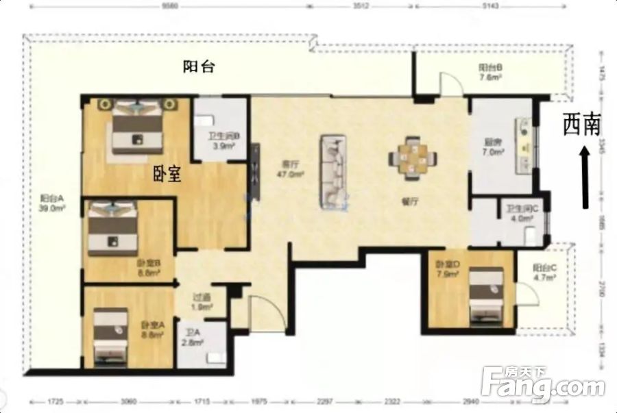 环湖路滇池畔江湖海一梯一户品质大平层横厅设计带车位急卖