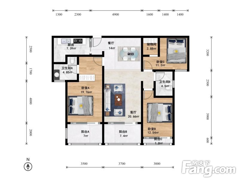 急卖湖滨花园三期凤凰楼层自住精装修全送价格可谈