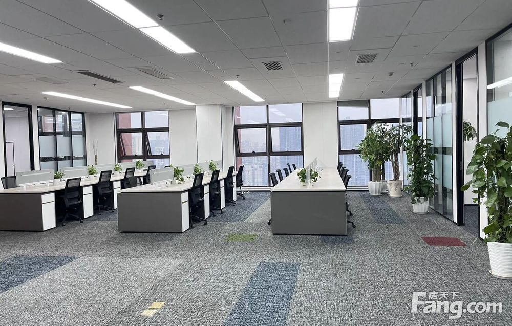 两江春城写字楼写字楼出租·办公室租赁体育公园地铁口丨精装500平