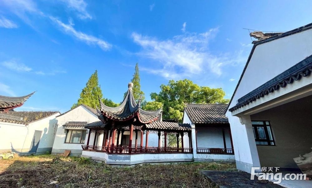 姑苏世家留园府大宅占地两亩多大花园清水毛坯5个车位
