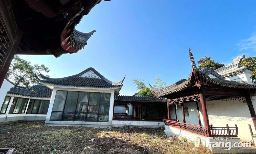 姑苏世家留园府大宅占地两亩多大花园清水毛坯5个车位