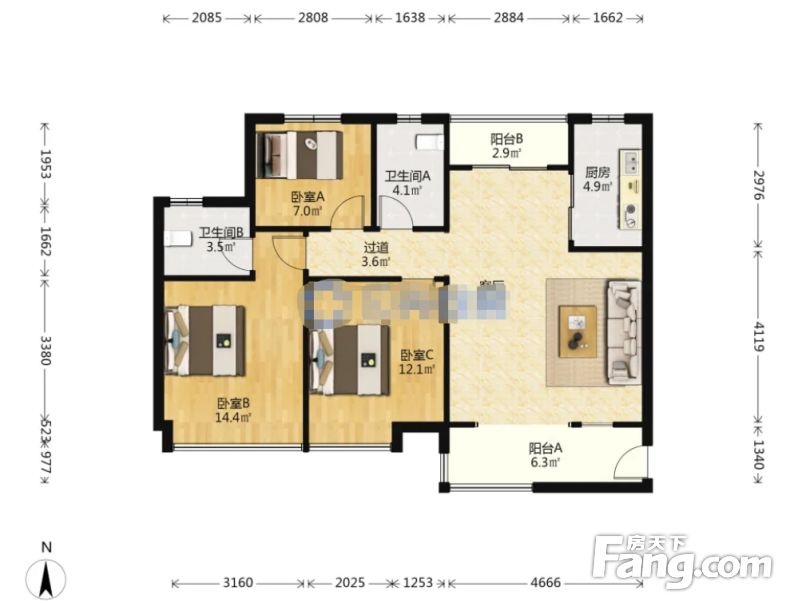 房主自住,精装修,好楼层,采光好,郑州高新石佛华强城市广场二手房