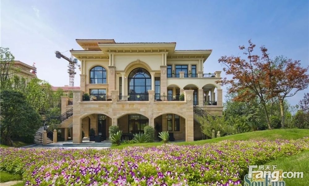 淹城旁红星威尼斯庄园欧式联排别墅纯毛坯随时看房