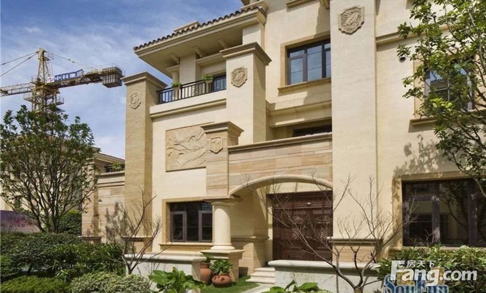 淹城旁红星威尼斯庄园欧式联排别墅纯毛坯随时看房