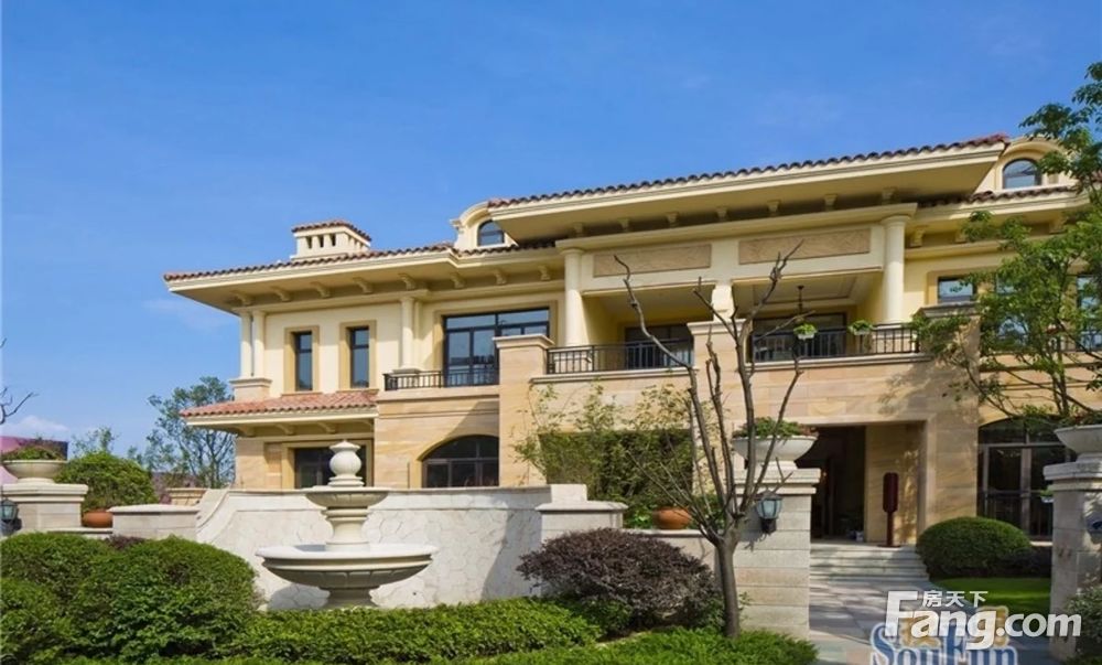 淹城旁红星威尼斯庄园欧式联排别墅纯毛坯随时看房