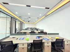 五华区高新区丨海源财富中心精装办公写字楼出租丨338平带家具