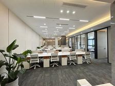 西兴江晖路地铁口,精装修带家具全新装修,电商直播办公