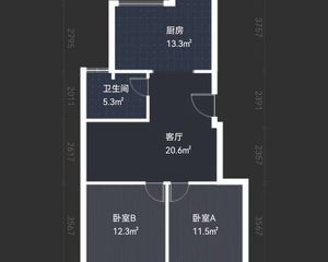 保利茉莉公馆二期2室2厅 正南 精装修 楼层好 满5年