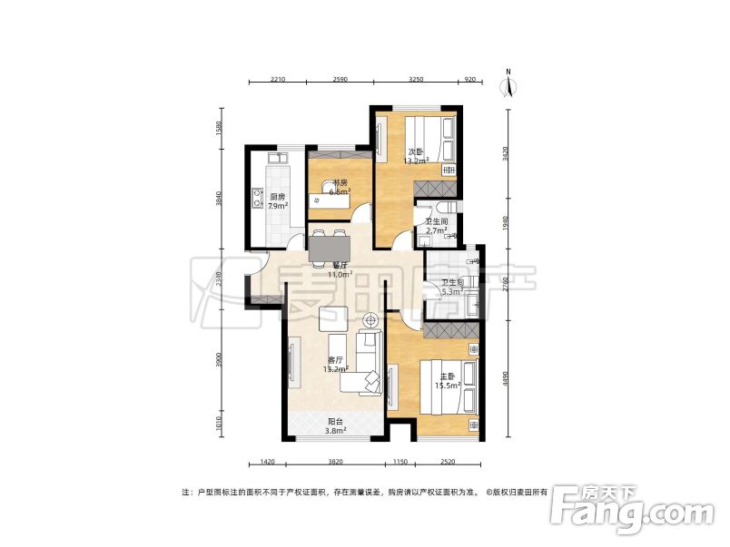 3室2厅融科橄榄城1期