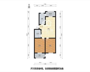 毓园2室1厅 南北通透 高层采光好 满5年