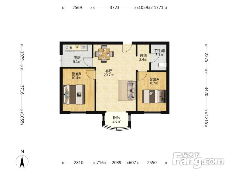 市区内 次新房 采光无遮挡 诚心出售,天津河西尖山街津铁泽苑二手房