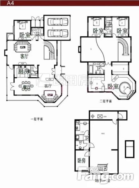 巨野森兰湖别墅户型图图片