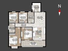 低总价!华润国际五期 4室2厅 双阳台 采光好 有钥匙