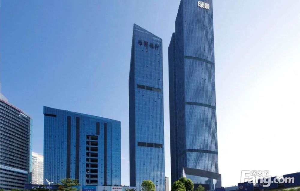 福田车公庙口整层!高区800平办公室出租绿景neo大厦