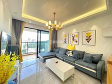 横琴湾仔华发峰景湾高层2房2厅1卫1阳台精装家私家电齐全