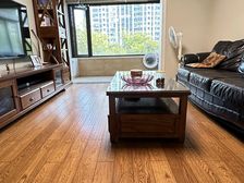 绿地海外滩138平 全新装修硬装60多万 户型方正采光好