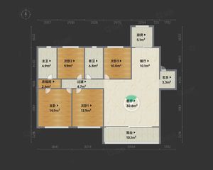 晓风印月4室2厅2卫南朝向550.0万元/套出售