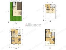 大润发隔壁 城市恬园联排边户 真实照片