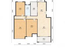 政务奥体南向三居 满五中间层 200万可以出