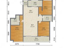 正南中房樱桃苑3室精装修