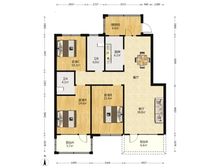 白浪河东岸,电梯洋房,H户型双卫,文华未来