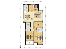 正南浦发御园3室2厅精装修