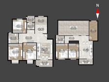 单价低!青龙苑北区 6室2厅 顶复 采光好 带大露台