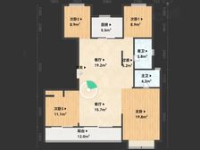 华夏如院4室2厅1卫南朝向270.0万元/套出售