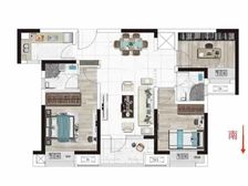 正南 华耀城·佳兆业凤鸣水岸 3室2厅