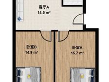 正南绿川新苑2室1厅