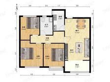 房子精装三房带车位看房提前预约